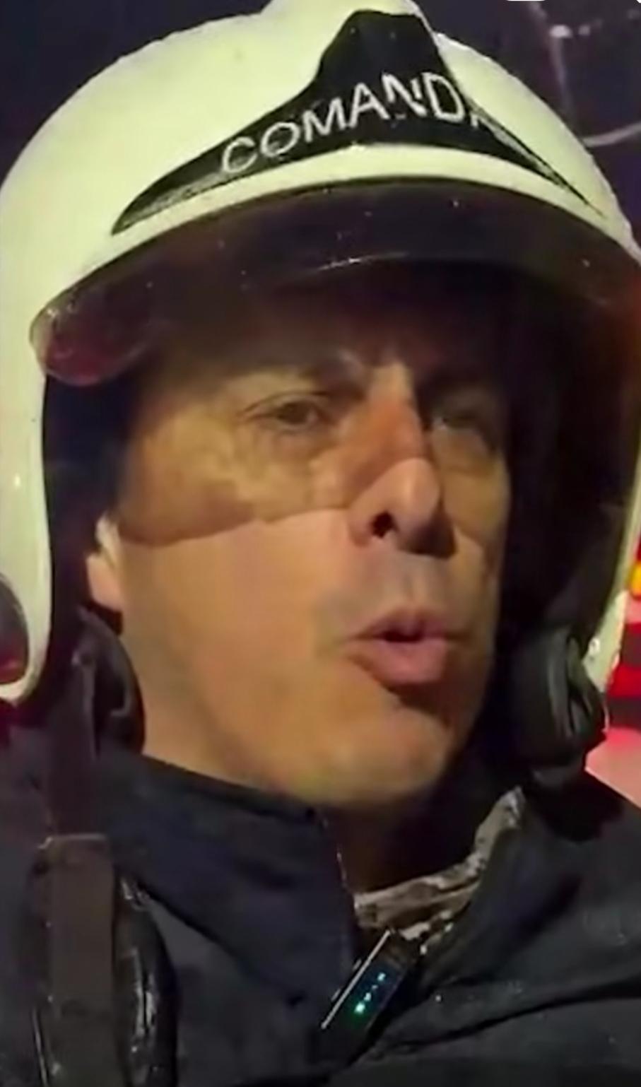 INCENDIO DESTRUYÓ UN CUARTEL DE BOMBEROS, CINCO CASAS Y UNA PERSONA FALLECIDA. 